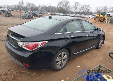 2012 Hyundai Sonata Hybrid из США, поврежденный, VIN KMHEC4A43CA032375